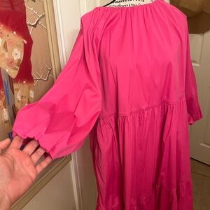 Chico's Vibrant Pink Midi Dress